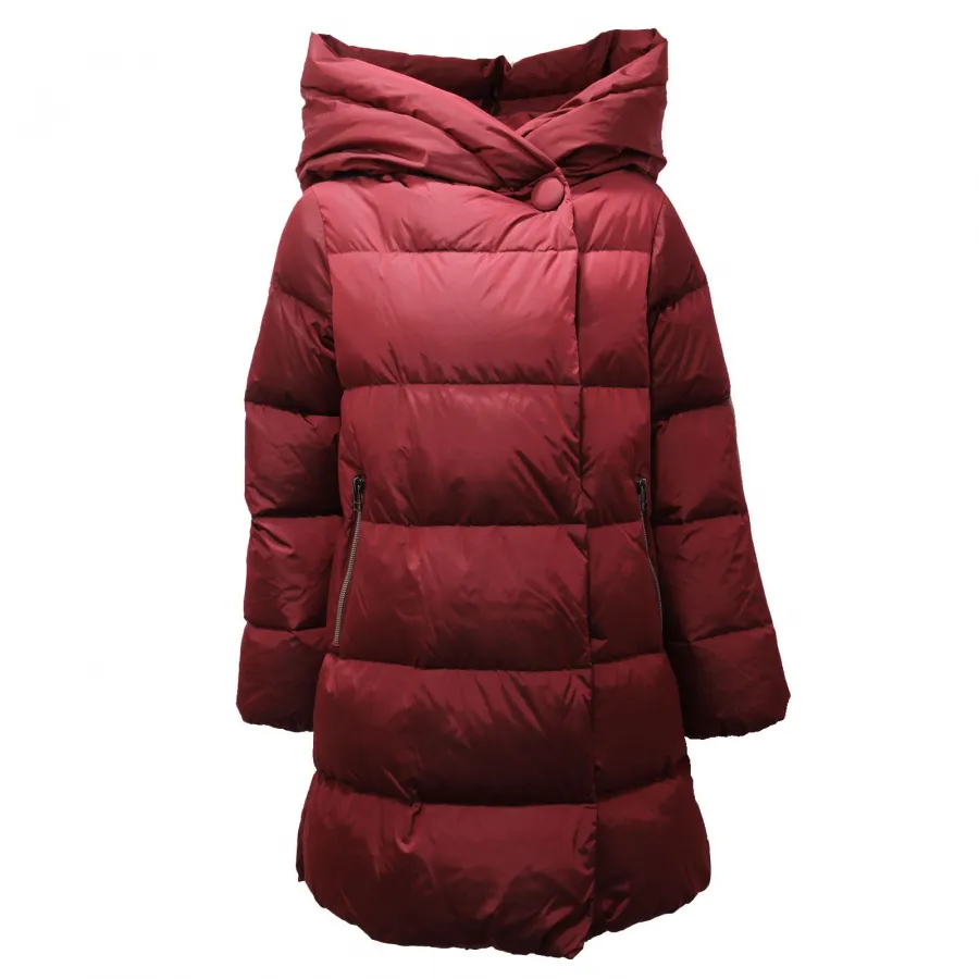 8413AE giubbotto donna FREEDOMDAY burgundy down padded jacket woman