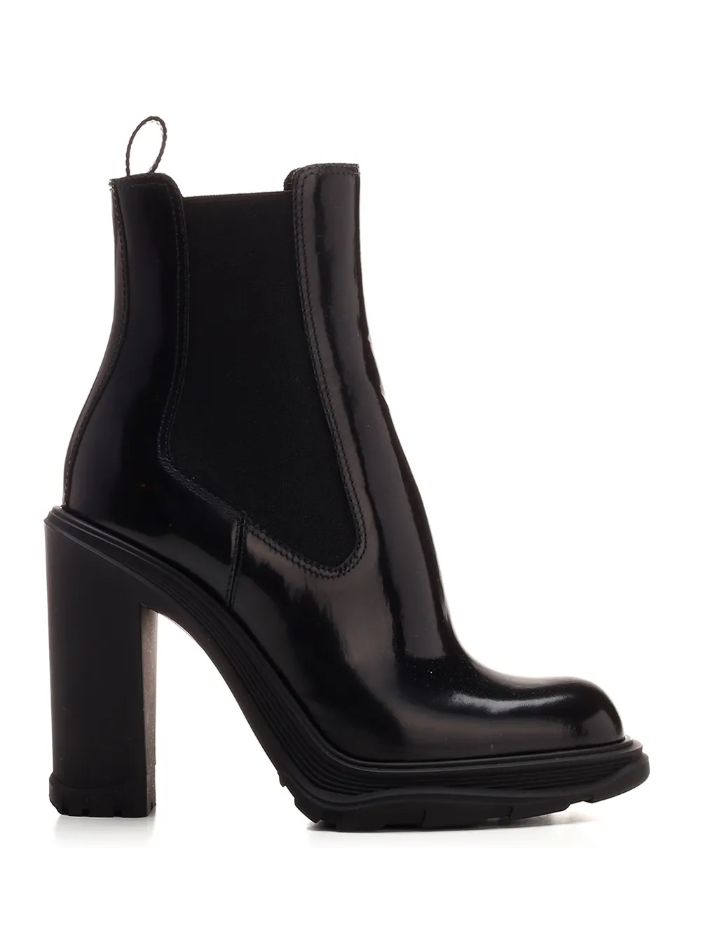   Alexander Mcqueen  Stivali alla caviglia pelle lucida  