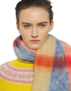 ANTIK BATIK Sciarpa Scarves Red/Blue