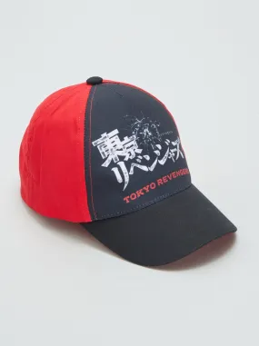 Berretto in tela 'Tokyo Revengers' - ROSSO