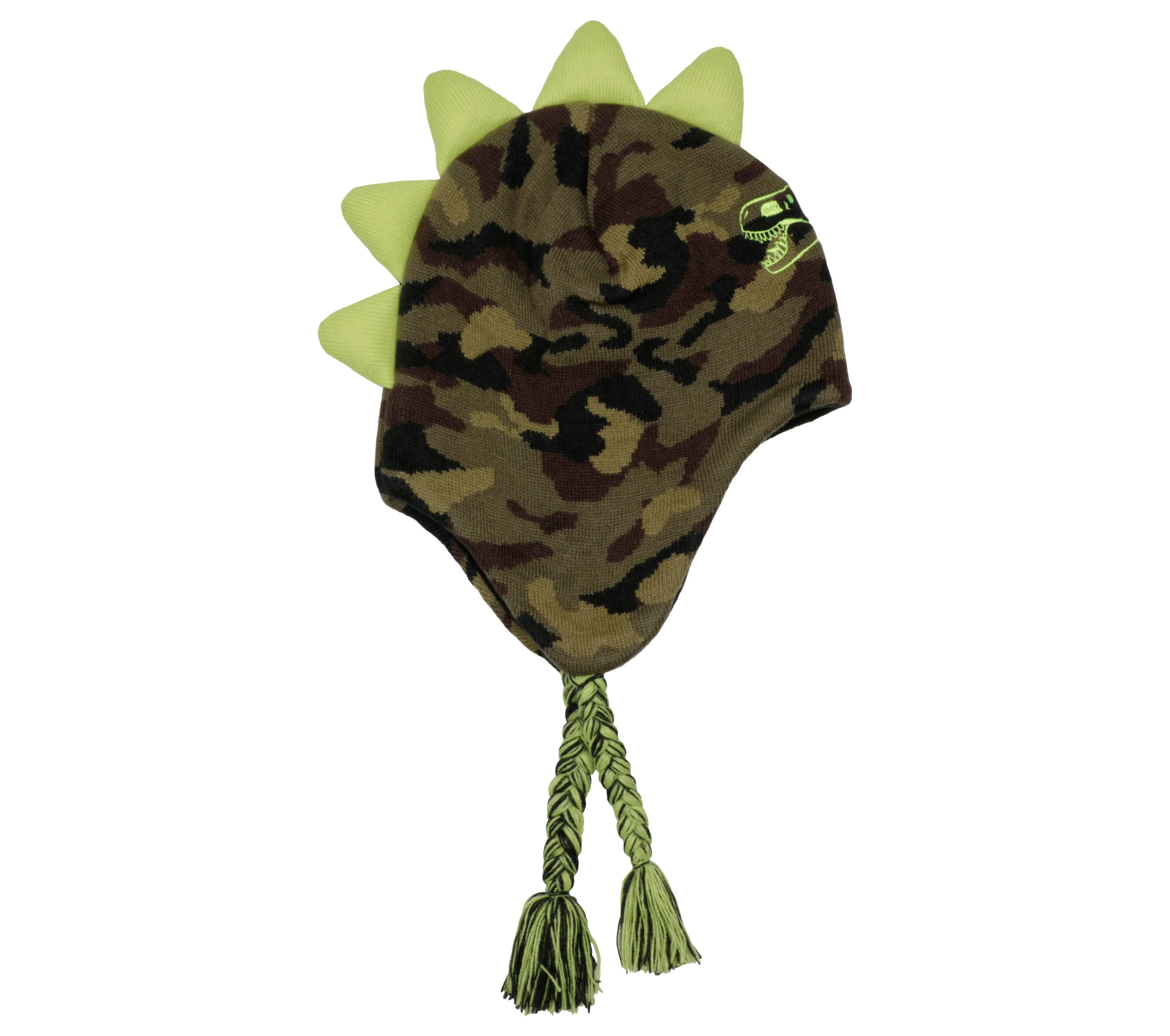 Camouflage T-rex Hat and Glove Set