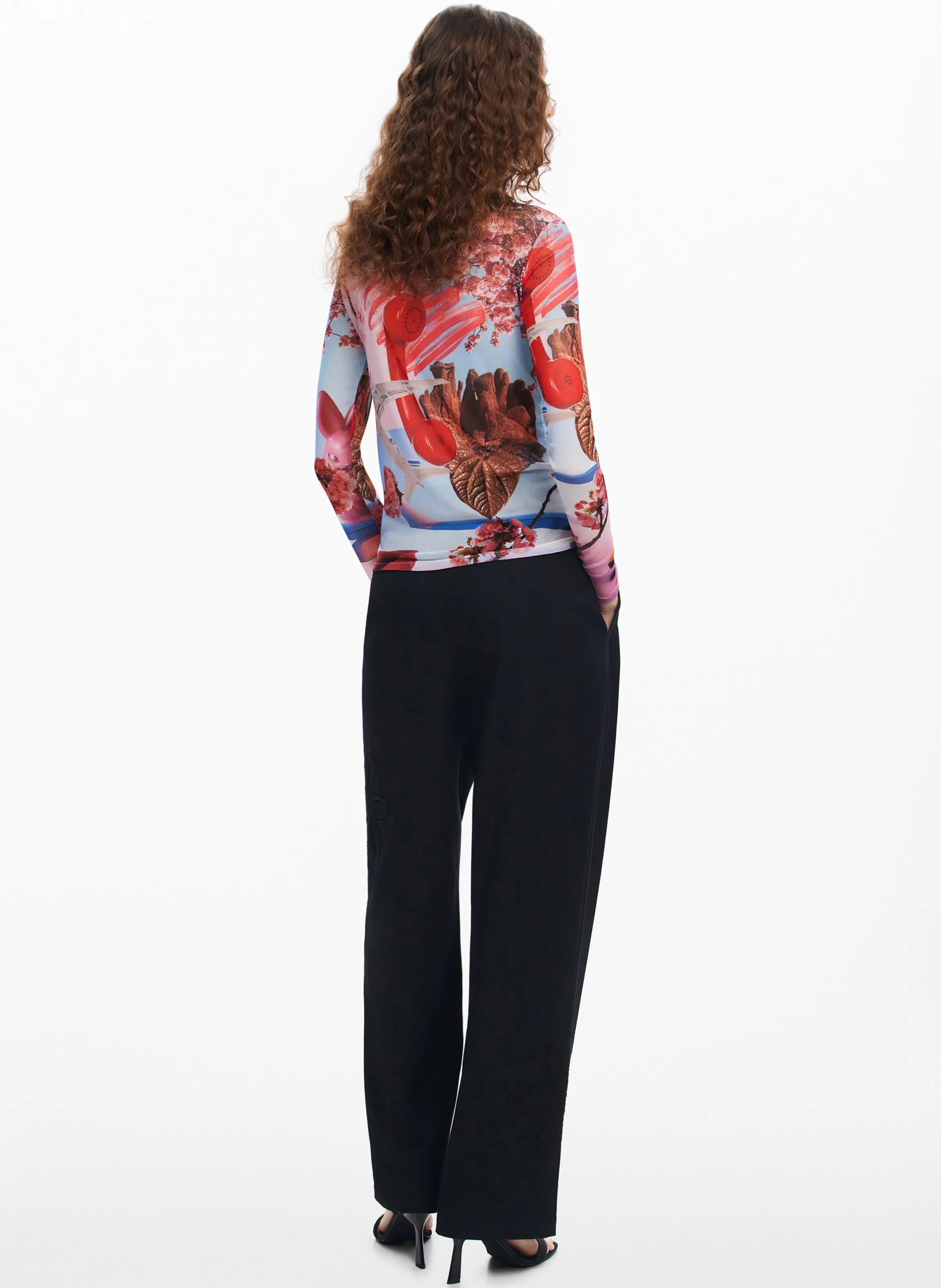  DESIGUAL   Camicia ampia scollo a V | Multicolore