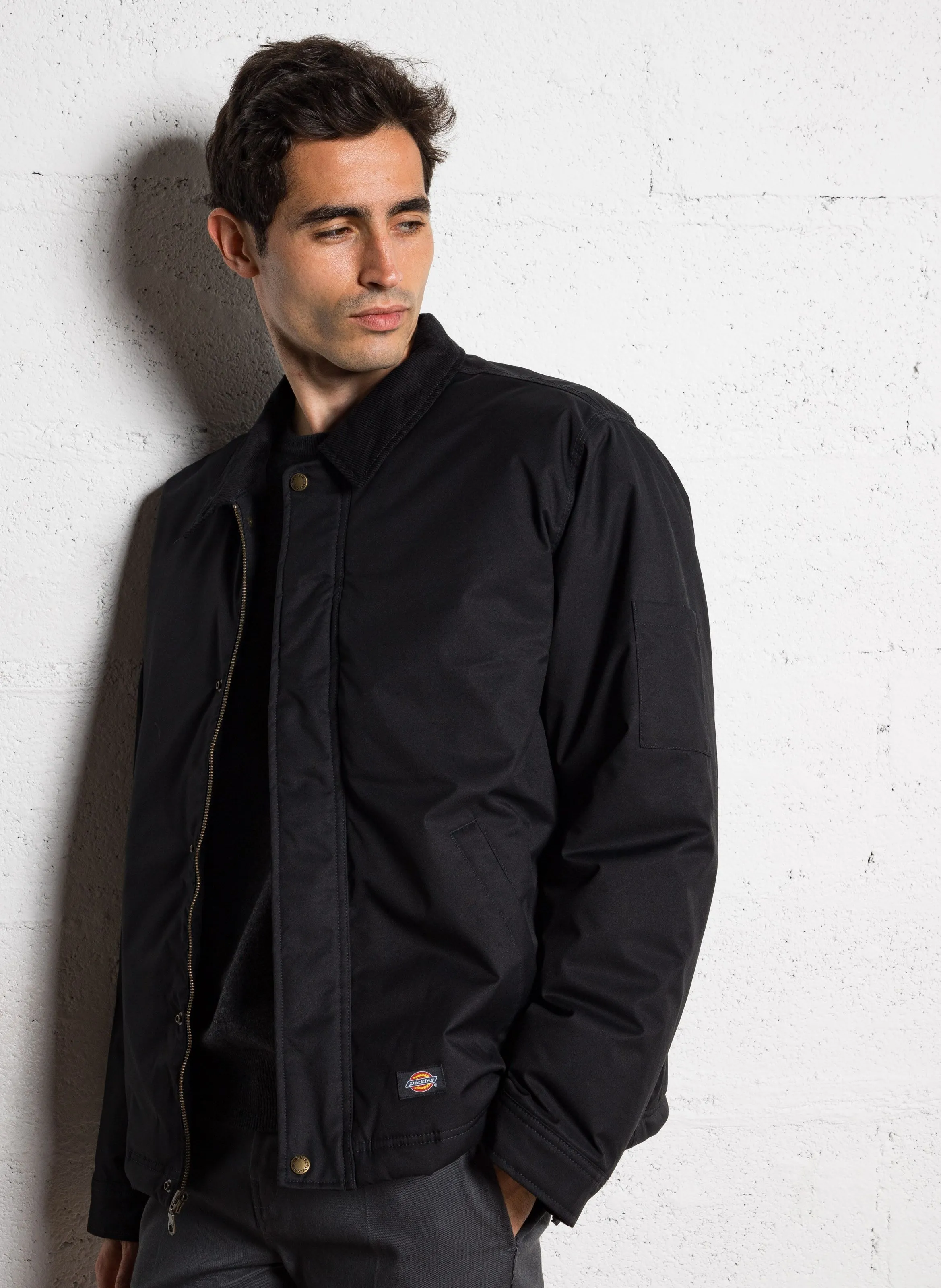  DICKIES   PLAINS - Giacca oversize collo classico | Nero