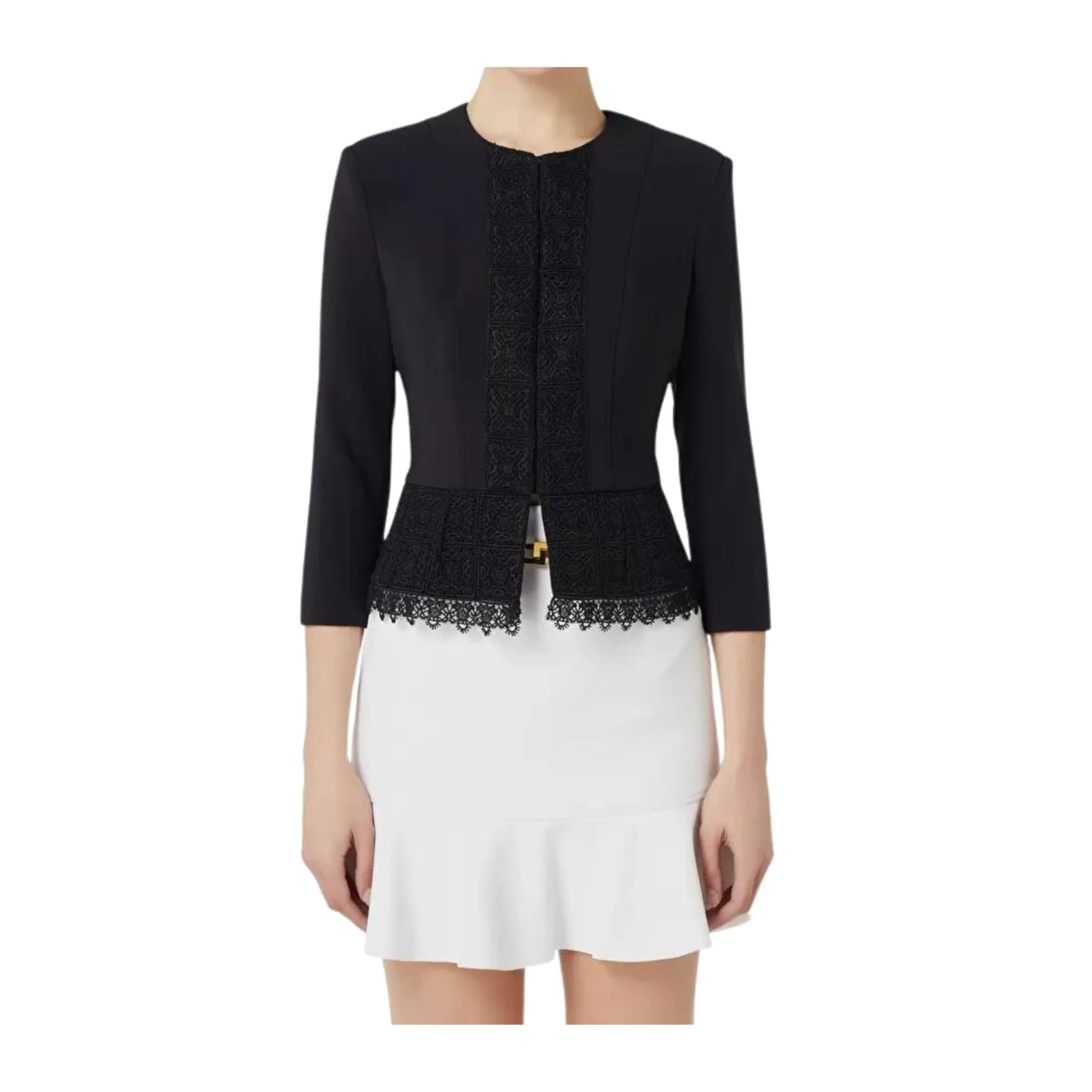 Giacca Donna con inserti in pizzo
