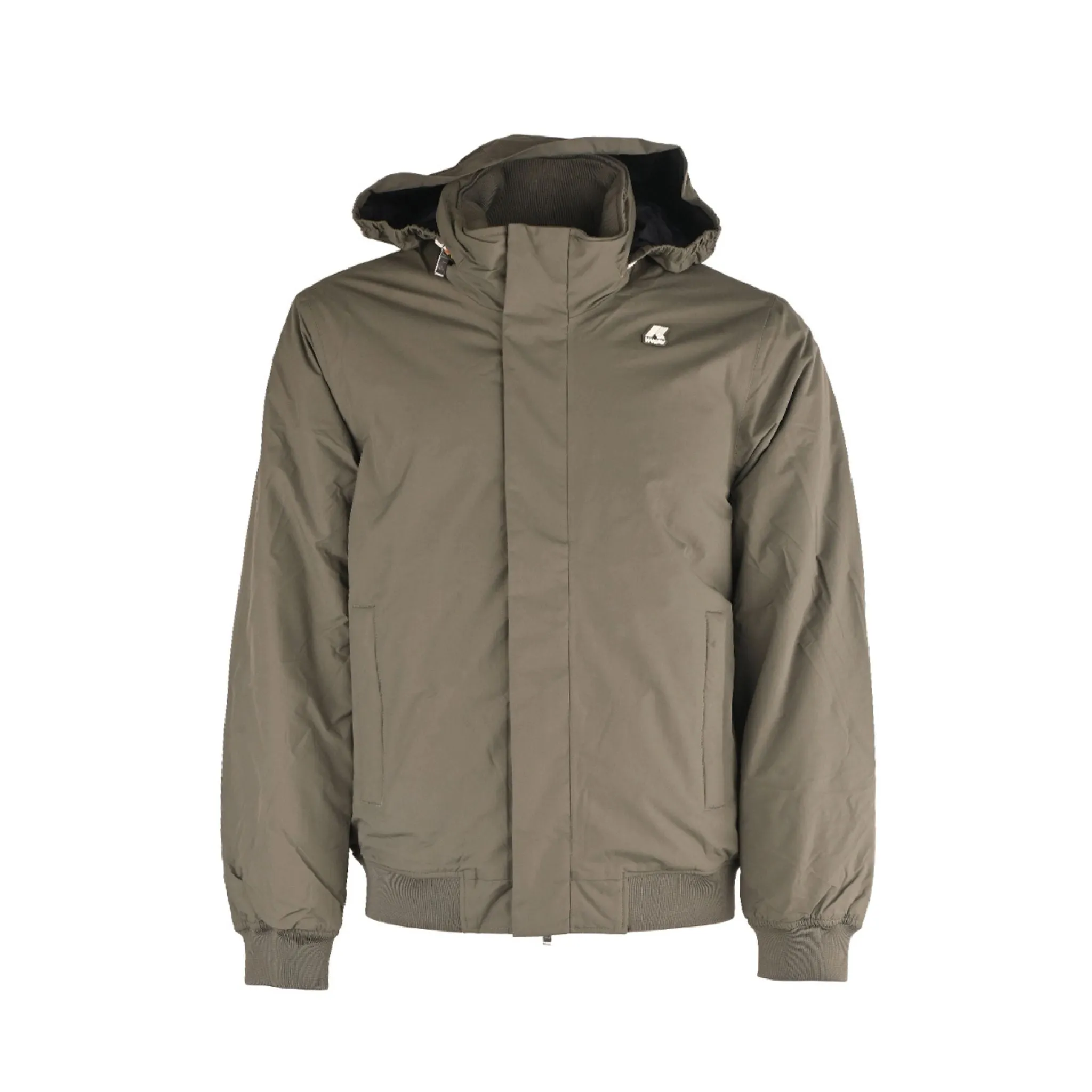 Giacca Uomo Verde in nylon monocolore