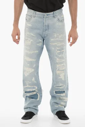 Jeans Distressed a Gamba Dritta 23cm
