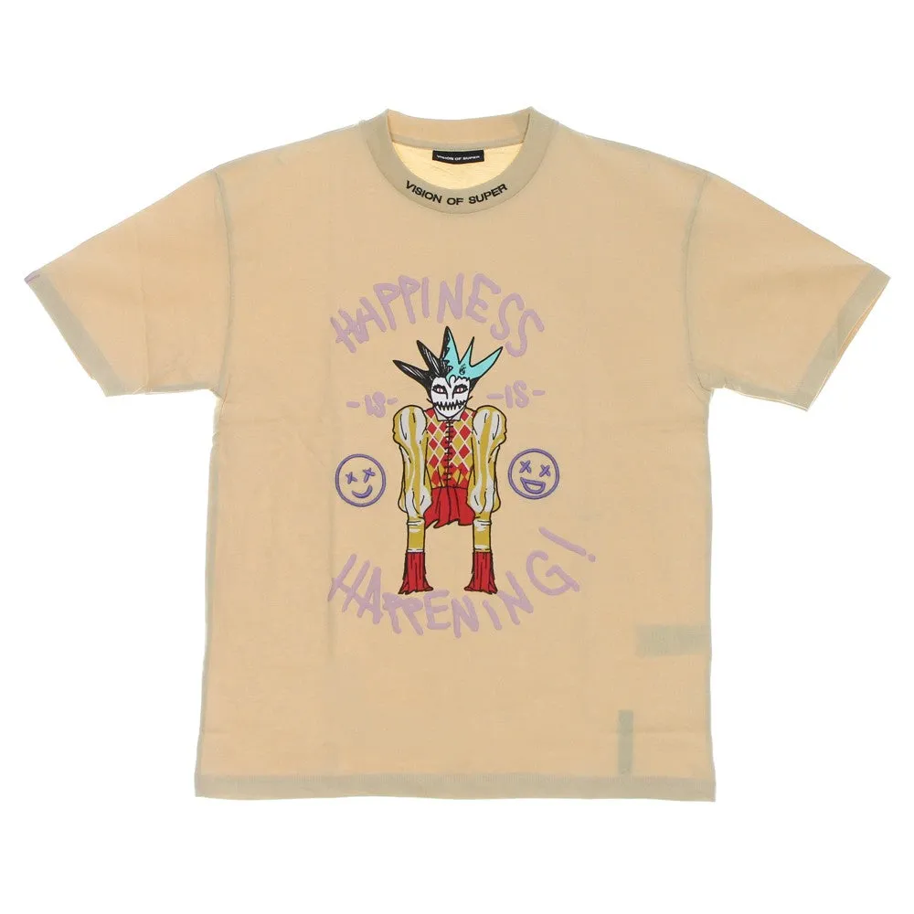 Maglietta Uomo Puppet Print Tee Beige