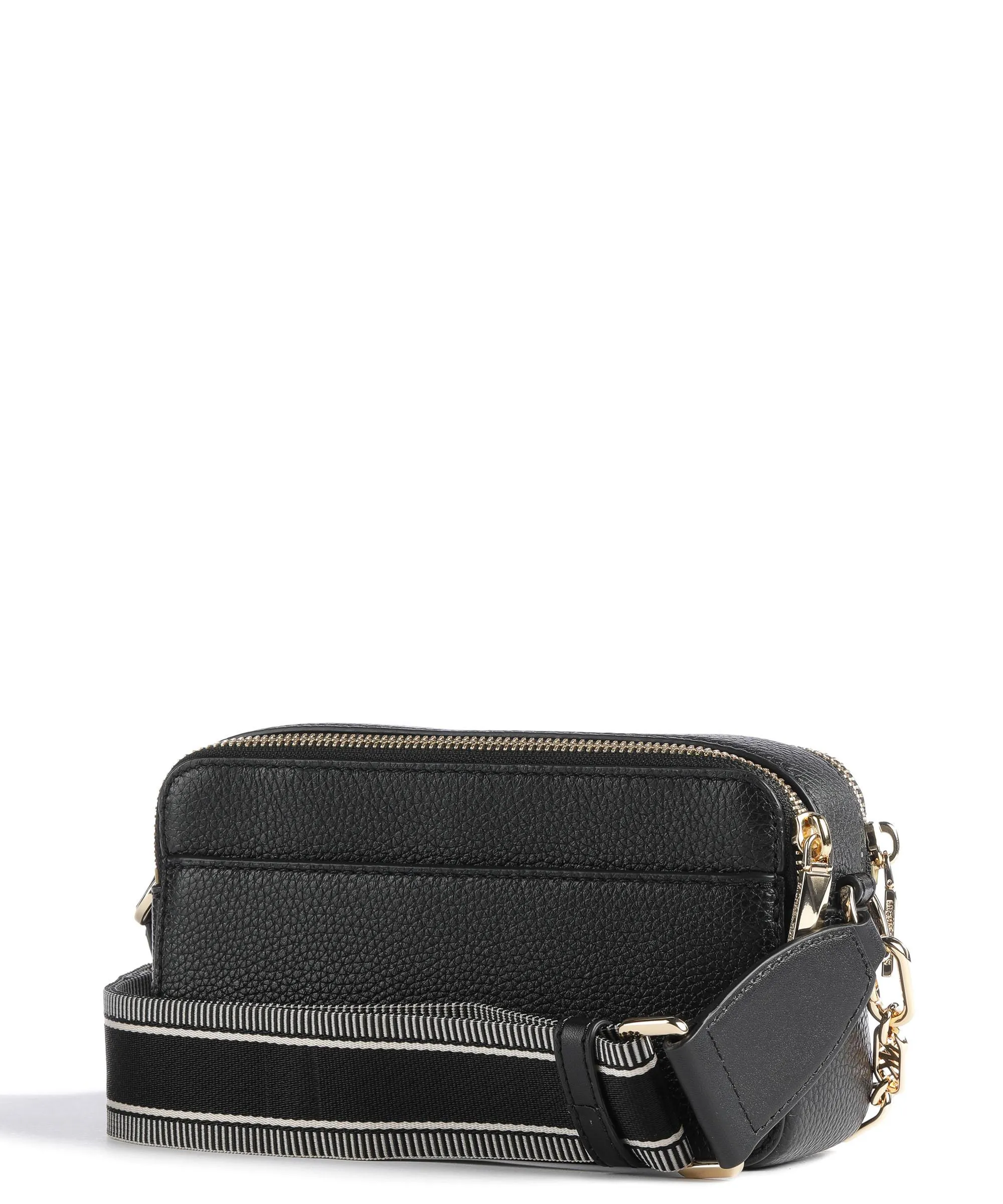  Michael Kors Jet Set Borsa a tracolla pelle di vacchetta grana nero  