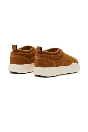 MOON BOOT Calzature,Stivaletti Park Soft Cognac in Pelle Scamosciata 