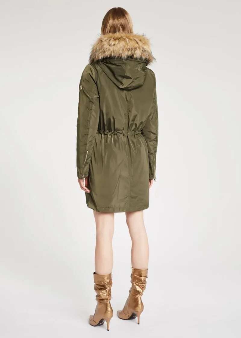 Parka con coulisse