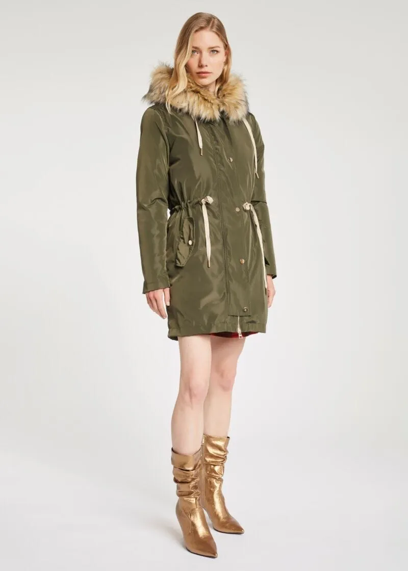 Parka con coulisse