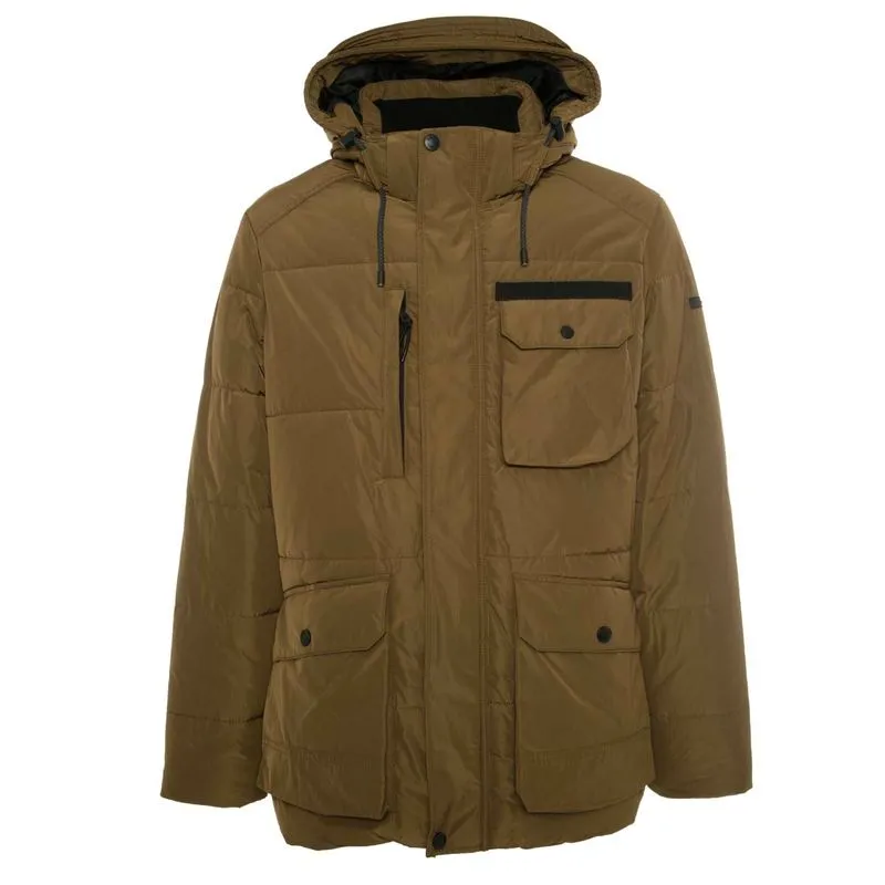 Parka multitasche con cappuccio 