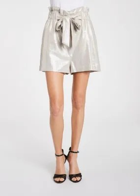 Short in viscosa e lino