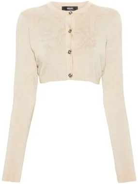 Versace-Cardigan con motivo barocco